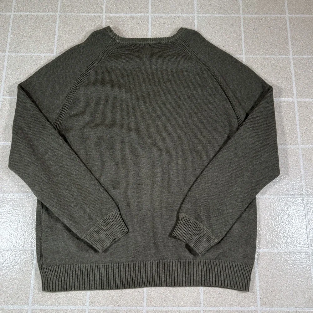 Vintage Polo Ralph Lauren Sweater Men's Size 2XL Green Pony Logo Knit Preppy